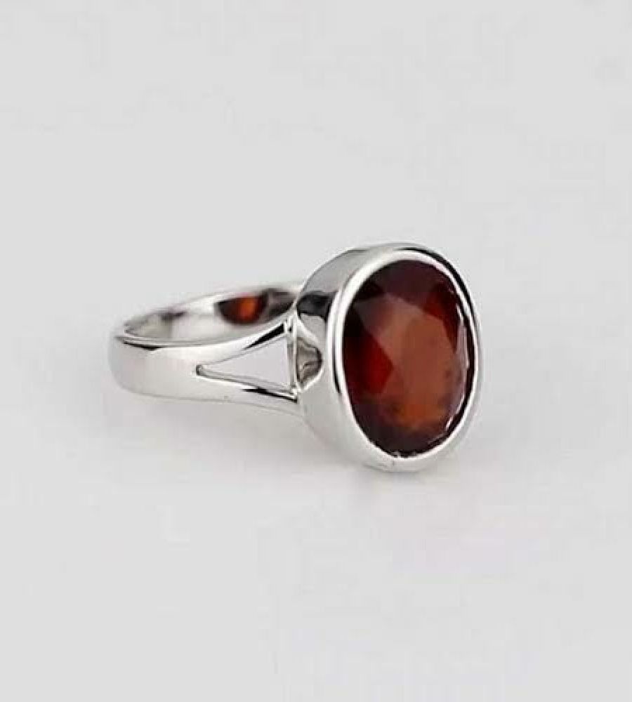 Hessonite Garnet Silver Ring Gomed Silver Ring Ratti Atelier Yuwa Ciao Jp