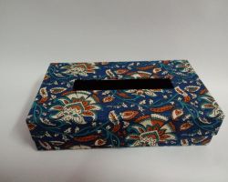 Tissue Napkin holder handmade block print paper napkins holder  with napkins