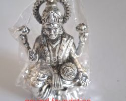 Silver Laxmi idol 3 inches chandi ki Laxmi murti