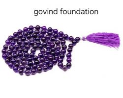 Amethyst Mala 6mm Amethyst Rosery 108 beads