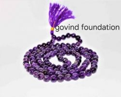 Amethyst Mala 8mm Amethyst Rosery 108 beads