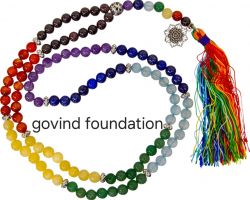 7 Chakra mala 6mm 7gemstones mala 108 beads