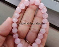 Rose quartz Bracelet 8mm Natural Rose quartz Stone Bracelet