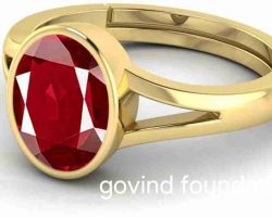 Ruby Panchdhatu Ring Manik Panchdhatu Ring Ruby Stone Ring in panchdhatu