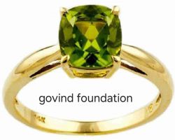 Peridot Ring Peridot Panchdhatu Ring