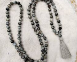 Cats eye Mala 8mm Natural cats eye Rosery 108 beads