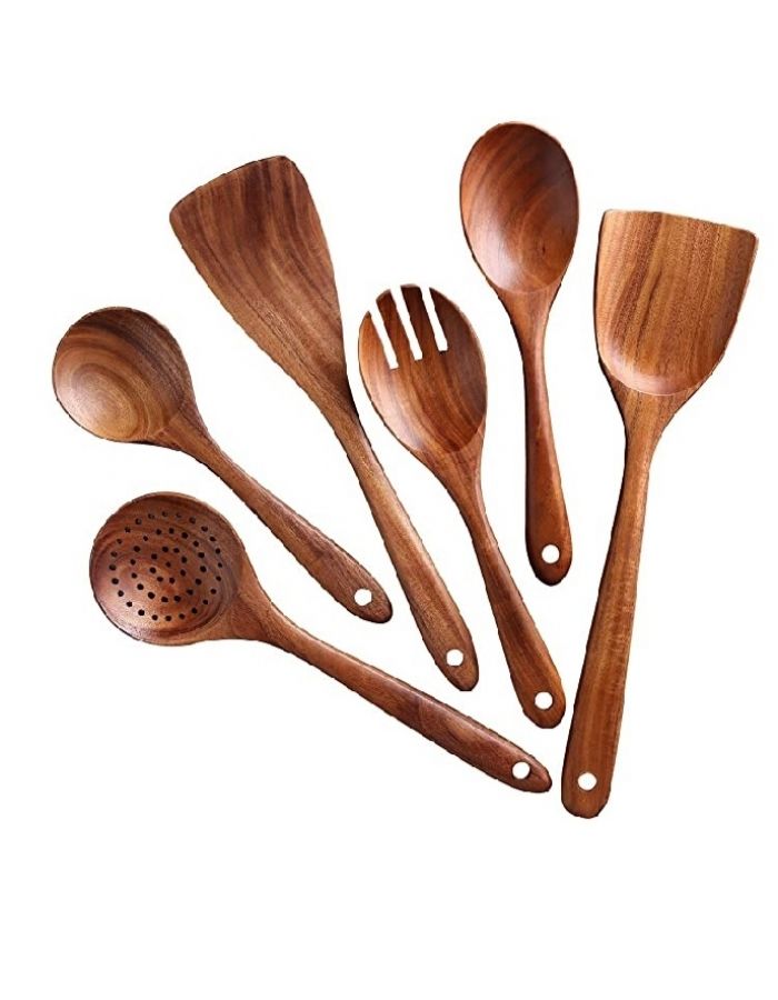 Wooden spoon set of 6