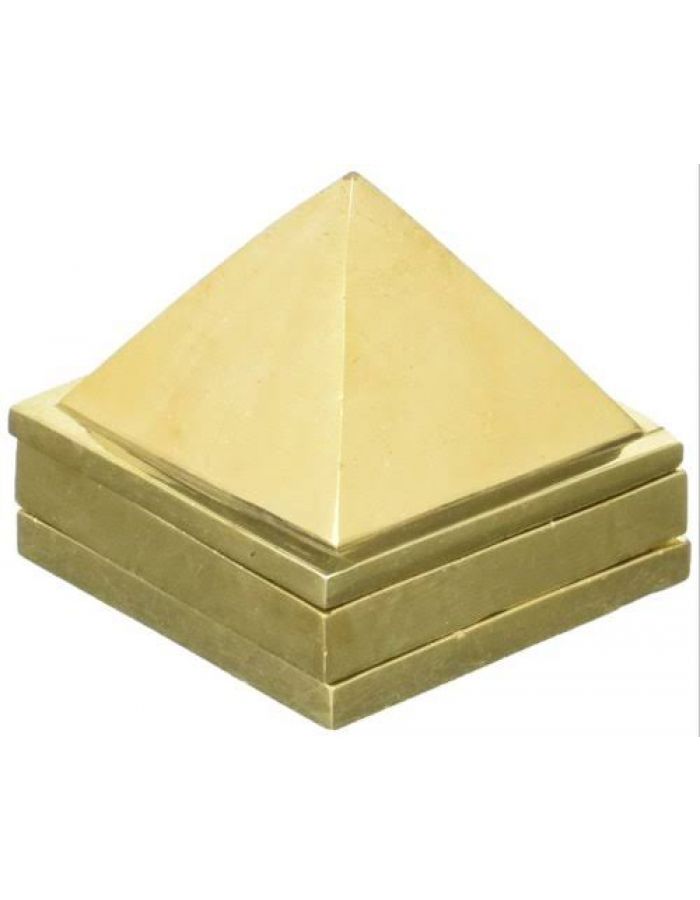 Brass Pyramid multilayered pure brass Pyramid