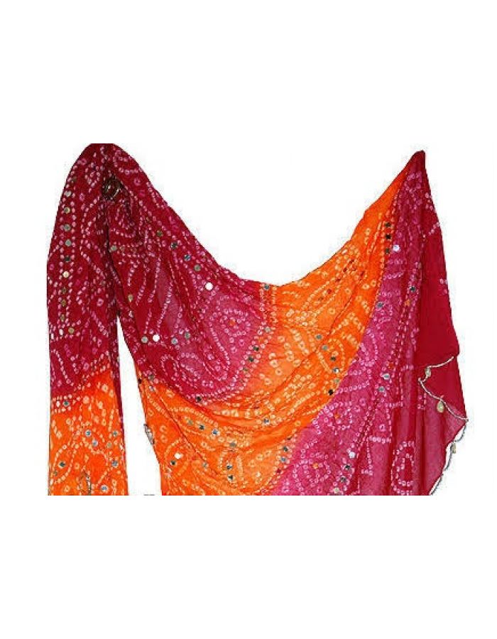 Bandhej dupatta jaipuri dupatta Code 1