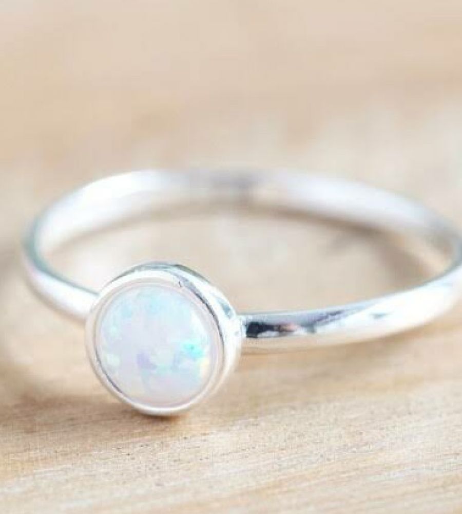 Natural Australian Opal Multi Fire Stone Ring 925 Solid Sterling Silver Ring  Handmade Opal Stone Size 15x8 Mm Gift St Patrick Day Sale Rings - Etsy
