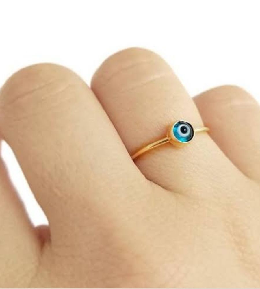 Personalised Name on Evil Eye Ring | Protect Yourself from Negative Energy  – Zestpics