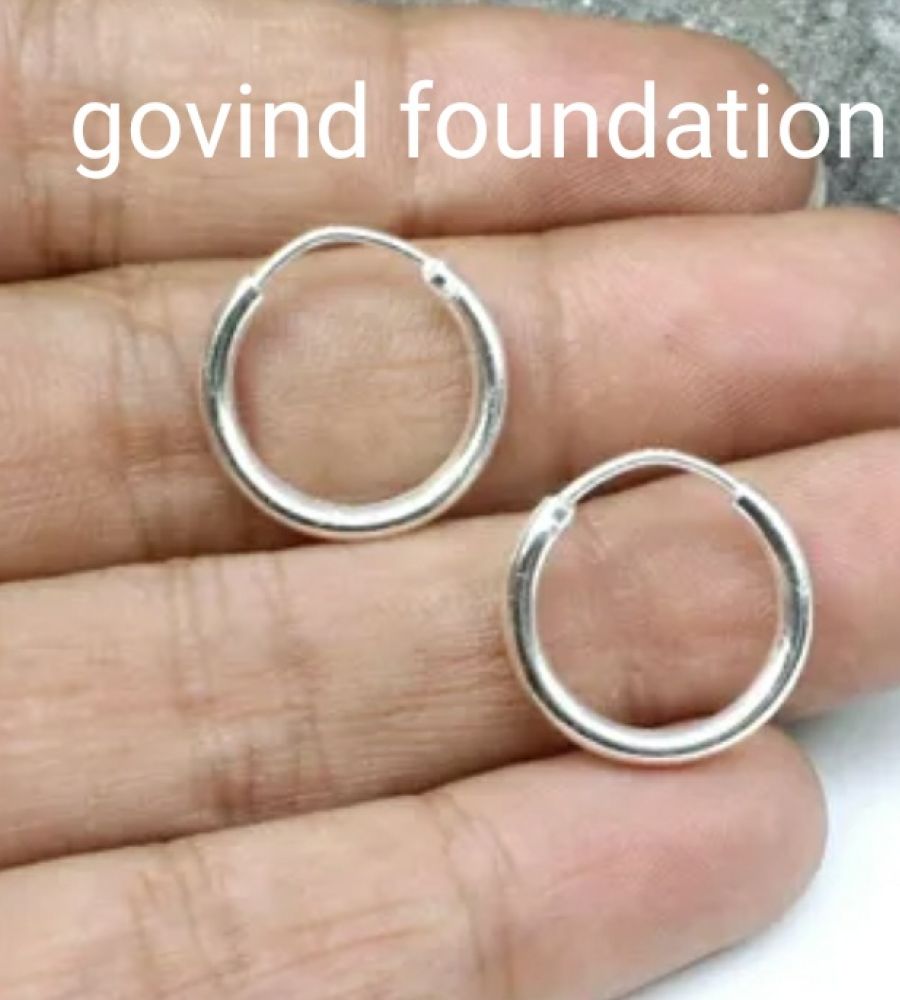 Ring Shaped Hoop Earrings - Voylla - 1433088