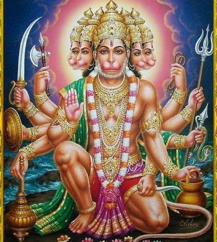 Panchmukhi Hanuman Ji Tasveer