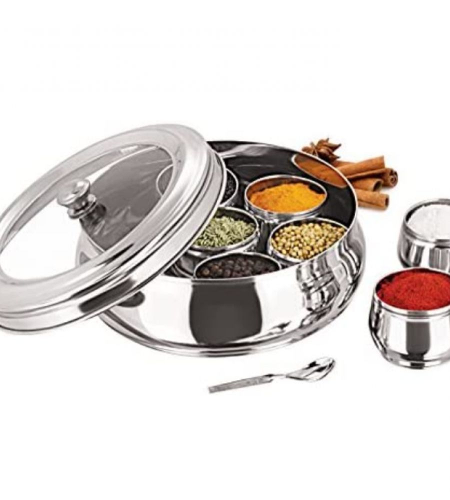 Masala box stainless steel masal dani