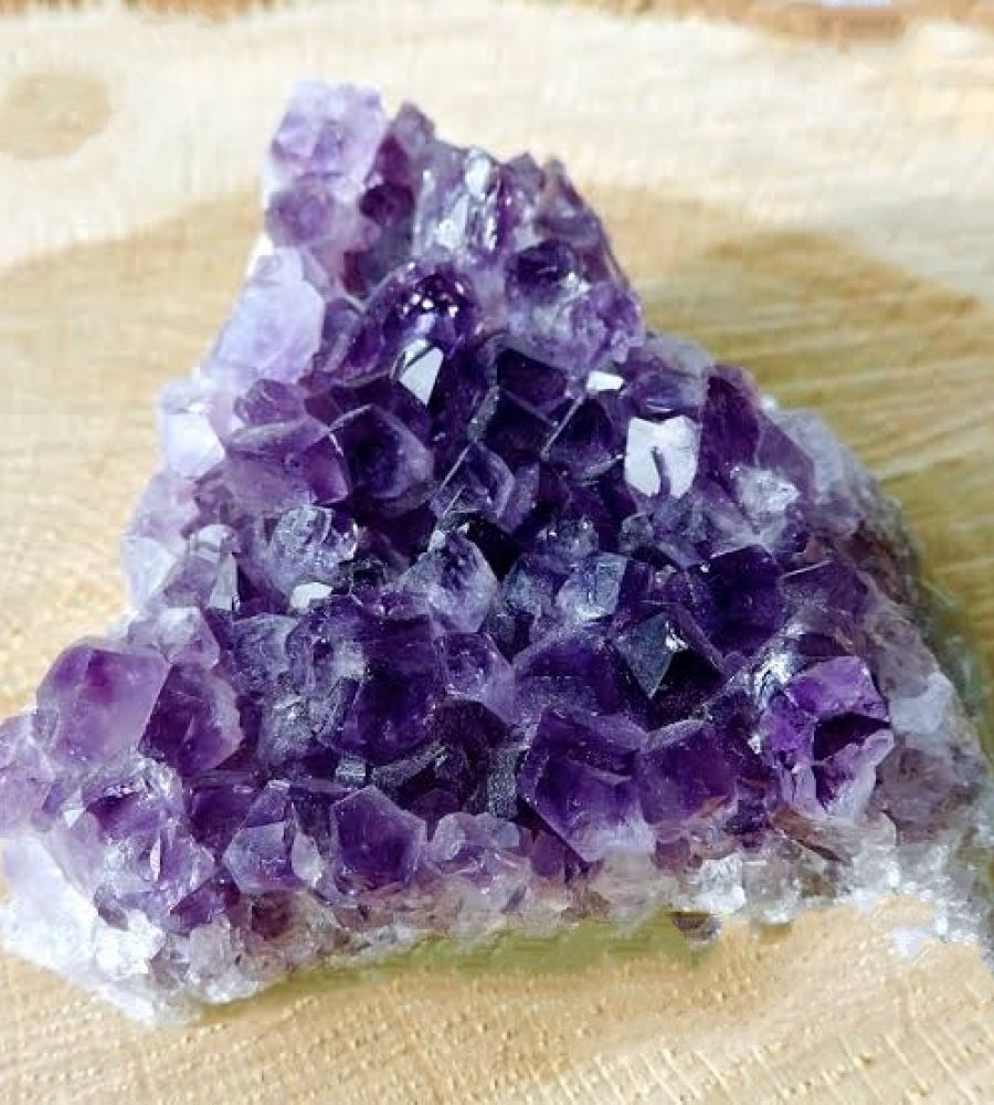 Amethyest cluster natural raw crystal amythest 3 inches