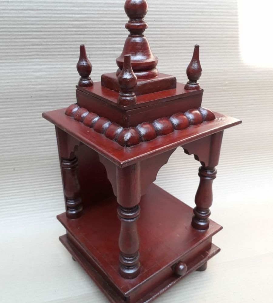 Home Temple Wooden Temple Lakdi Ka Mandir Code, 47% OFF